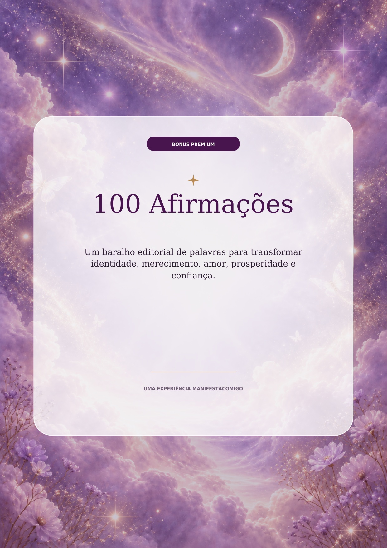Capa do material 100 Afirmações